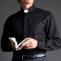 CAMISA SACERDOTAL ALGODÃO