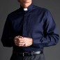 CAMISA SACERDOTAL ALGODÃO
