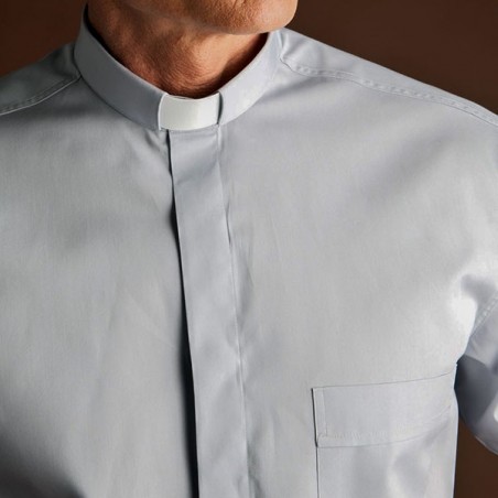 CAMISA SACERDOTAL ALGODÃO