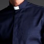 CAMISA SACERDOTAL ALGODÃO
