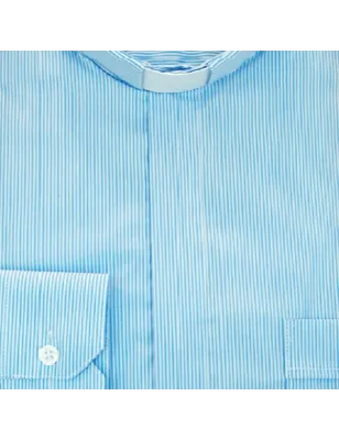 CAMISA SACERDOTAL RISCADA