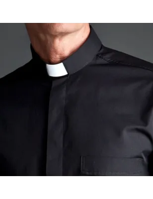 CAMISA SACERDOTAL ALGODÃO