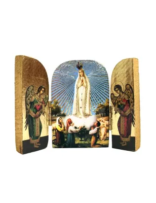 TRÍPTICO NOSSA SENHORA DE FÁTIMA