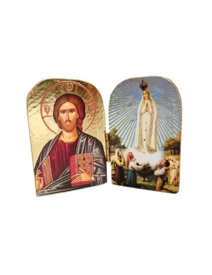 DÍPTICO NOSSA SENHORA DE FÁTIMA