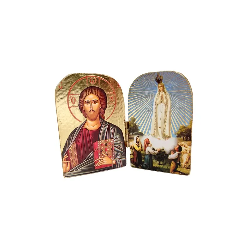 DÍPTICO NOSSA SENHORA DE FÁTIMA